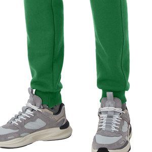 Pantalons pour hommes avec logo personnalisé Pantalon de survêtement taille haute 100% Polyester Jogger de couleur unie avec poches Pantalons décontractés de haute qualité pour hommes - Product Image 4