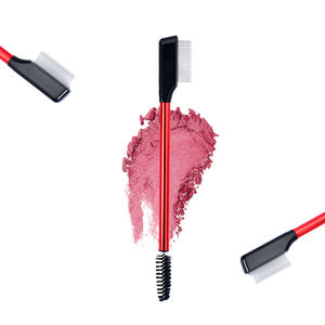 Sikat bulu mata logam pemisah bulu mata maskara sikat Make up sisir pemisah kosmetik pengeriting - Product Image 2