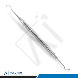 Instrument dentaire double embout en acier inoxydable pour restauration, 17 cm, pour remplissage de précision en amalgame, certifié CE - Product Image 1