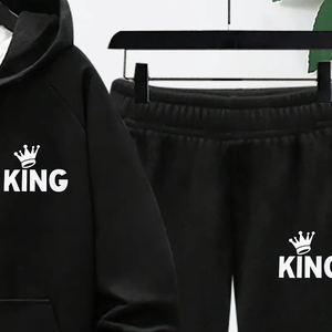 OEM 2024 Survêtement de sport 100% coton personnalisé de haute qualité avec poches latérales et sweat à capuche personnalisé à carreaux - Product Image 3