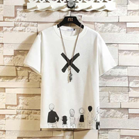 Camiseta Personalizada Transpirable de Manga Corta para Hombre, Verano, Alta Calidad, Tallas Grandes M-5XL, Cuello Redondo