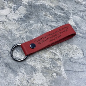 Cadeau de fête des pères porte-clés en cuir personnalisé cadeau de mariage personnalisé porte-clés monogramme fait à la main au Pakistan LKCN-0019 - Product Image 4