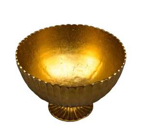 Jarrón Moderno de Hierro con Forma de Urna en Acabado Dorado para Hogar y Bodas, Resistente al Óxido, Brillante, Centro de Mesa - Product Image 3