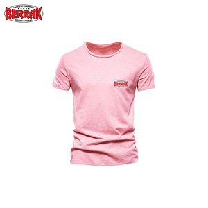 100% coton Designer T-Shirt pour hommes Logo personnalisé plaine tricoté T-Shirt grande taille vêtements pour hommes - Product Image 1