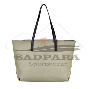 กระเป๋าผ้าแคนวาสแบบพกพากระเป๋าถือสำหรับช้อปปิ้งและท่องเที่ยวแบบใช้ซ้ำได้ทำจากผ้าฝ้ายทนทานโลโก้ออกแบบได้ตามที่ต้องการ - Product Image 4