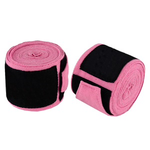 Custom Logo <b>Boxing</b> Punching Hand Wraps Support Cotton Fighting Strap Bandage Per Demand - Product Image 1