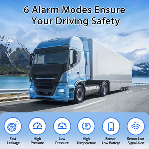 ระบบตรวจสอบแรงดันลมยางรถพ่วงคุณภาพสูง 22 เซ็นเซอร์ 6 โหมดแจ้งเตือนสำหรับรถบรรทุกหนัก - Product Image 5