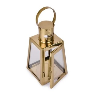 Candelabro de luz T de Metal decorativo para el hogar, farol de cristal de mesa de Navidad para decoración de jardín al aire libre - Product Image 3