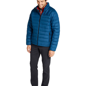 Blousons en duvet pour hommes Bomber d'hiver épais matelassé brillant Style de rue léger Vêtements d'extérieur décontractés Manteau matelassé à bulles OEM - Product Image 4