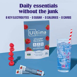 อัลติมา รีเพลนิชเชอร์ เดลี่ อิเล็กโทรไลต์ พาวเดอร์ – บลูราสเบอร์รี่, 20 ซอง - Product Image 2