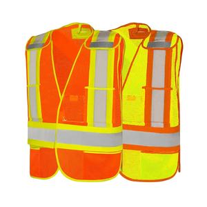 Chaleco de Seguridad Personalizado |   Chaleco de Trabajo Reflectante con Malla Trasera Roja para Tráfico, Construcción y Uso Industrial - Product Image 1