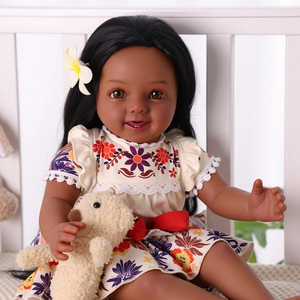 Muñeca Bebé Reborn de Vinilo Realista de 20 Pulgadas, Modelo <span class=keywords><strong>Susan</strong></span> de Babeside, con Cabello Rizado Injertado a Mano - Product Image 2