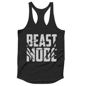 Coton entraînement Compression chemise musculation Fitness débardeur hommes respirant vêtements de sport hommes Sport chemises - Product Image 2