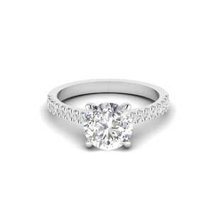 Anillo de diamante de moissanita de corte brillante de Plata de Ley 925 de la mejor calidad, regalo de compromiso de aniversario de fiesta de boda moderno especial - Product Image 4