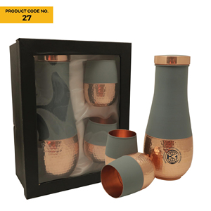 Botellas de agua de cobre con estilo hechas a mano, logotipo personalizado y embalaje duradero y para agua hirviendo - Product Image 3