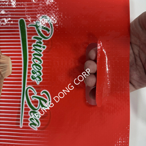 Vietnam-Made PP Woven Sack With Glossy BOPP Finish and Handle for 5kg to 10kg Rice <b>Storage</b> <b>Plastic</b> <b>Bags</b> - Product Image 1