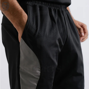 Short en polaire 100% coton pour homme, respirant, longueur au genou, taille élastique, tricoté, solide, taille moyenne. - Product Image 6