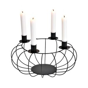 Bougeoirs en métal en gros à la mode pour la maison accentuant les intérieurs modernes avec des lignes épurées au taux de vente - Product Image 1