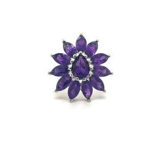 Bague en argent sterling 925 faite à la main avec topaze bleue bijoux de mariage de qualité produit en gros - Product Image 2