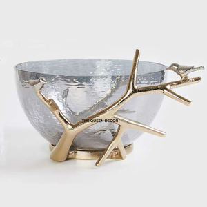 Bol de service alimentaire de cuisine en bois de teck, forme ronde, décoration de table, bol de service alimentaire de style nouveau, compétitif - Product Image 2