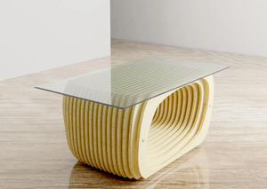 Table basse paramétrique Kalatri de luxe moderne avec fonctions amovibles légères et lavables pour la maison, le bureau et l'hôtel - Product Image 2