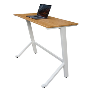 BFSTB006-StaBamboo Bureau debout au design minimaliste moderne 120x60cm avec pieds en Y, assemblage requis, pour mobilier de bureau et chambre - Product Image 2
