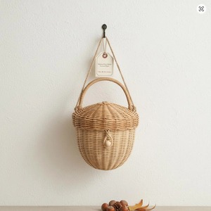 Cesta de ratán tejida a mano, cestas de almacenamiento hechas a mano, ratán natural, modernas, multifuncionales, hechas en Vietnam - Product Image 1