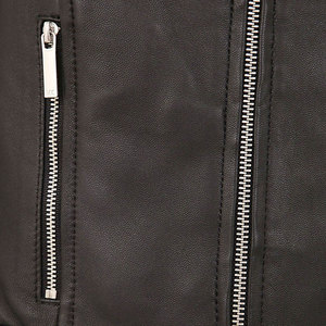 OEM Servicio de las mujeres Slim Fit chaqueta de motorista de cuero de vaca al por mayor de lujo chaquetas de cuero para las señoras - Product Image 5