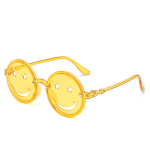 Occhiali da festa di <span class=keywords><strong>moda</strong></span> passerella occhiali da sole per bambini con viso sorridente carino con prezzo all'ingrosso - Product Image 5
