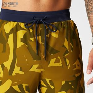 Shorts de course pour hommes personnalisables, fabriqués en polyester, sublimation, style décontracté, taille mi-haute, design personnalisé, shorts d'été pour hommes - Product Image 4