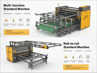 Presse à chaleur rotative haute efficacité avec revêtement en téflon, impression sur jersey 100% coton, directement de l'usine