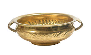 Metal hecho a mano Urli diseño único Ideal para la decoración de bodas y exhibición de festivales indios tradicionales - Product Image 4