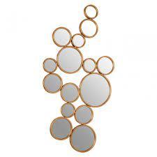Trend Selling Iron <b>Mirror</b> Art Irregular Circular Living Room Metal Frame Wall <b>Mirror</b> Decor Christmas <b>Vintage</b> Luxury Space Casual - Product Image 2
