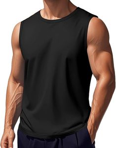 เสื้อกล้ามออกกำลังกายผ้า100% นิตติ้งสำหรับผู้ชายแห้งเร็วเสื้อออกกำลังกายแบบสปอร์ตระบายอากาศ - Product Image 5
