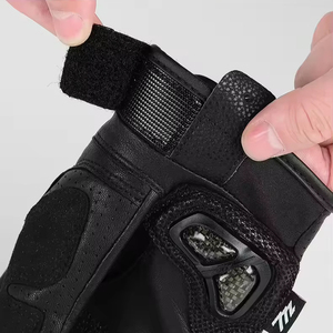 ถุงมือปั่นจักรยาน Nexus Fabrica รุ่นซัมเมอร์ คาร์บอนไฟเบอร์ป้องกันข้อนิ้ว หนังผสมผ้า ปิดด้วยแถบตีนตุ๊กแก ดีไซน์ครึ่งนิ้ว ป้องกันรังสียูวี - Product Image 5