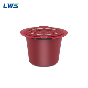 Capsule de café réutilisable et rechargeable pour <span class=keywords><strong>Nespresso</strong></span> avec 1 cuillère en plastique et filtre pour les filtres Original Line - Product Image 1