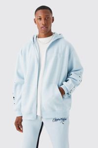 Ensemble de pantalons de survêtement évasés à capuche zippés unisexe survêtement Streetwear personnalisé de haute qualité survêtement imprimé respirant pour hommes - Product Image 4