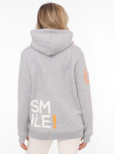 Moda mujer Casual Pullover Sudadera con capucha Sudaderas de invierno de manga larga con logotipo frontal para parejas - Product Image 5