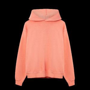 Sweat à capuche vierge sans cordon en coton 400gsm pour hommes Streetwear surdimensionné personnalisé avec logo OEM pour la saison d'hiver - Product Image 4