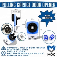 Nouvelle Conception Pratique d'Ouvre-Porte de Garage Automatique avec Moteur Tuya WiFi 24V DC, Garantie de 5 Ans, Compatibilité Double Tension