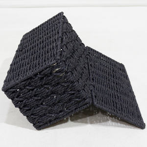 Bolso de paja de jacinto de agua de algas marinas ecológico, artesanías hechas a mano para el hogar y la Oficina - Product Image 3