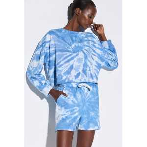 Pantalones Cortos Casuales con Bolsillos, Estilo Batik, Lavados, 100% Algodón - Product Image 3