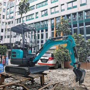 高効率ZNW 12ミニショベル、13回転/分スイング、1200mm掘削深度。 長時間の造園作業のための全地形対応トラック - Product Image 4