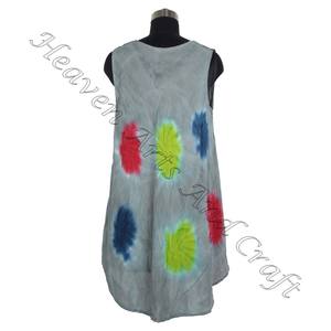 2025 vestido de moda bohemio vestido Maxi de moda ropa de playa vestido Halter Europa moda verano Tie Dye Boho Gypsy rayón vestido - Product Image 6