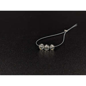 Cuentas Redondas Facetadas de Diamante Blanco Transparente, Grado AAA+, Corte Brillante, 100% Natural, 3.8 mm, Tamaño del Orificio 0.30 mm, Brillantes, Certificado IGI - Product Image 1