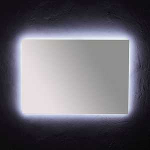 Illuminazione Perimetrale LED Koricini di Design Italiano per Specchio da Bagno 100X70 cm, Arredamento Bagno - Product Image 1