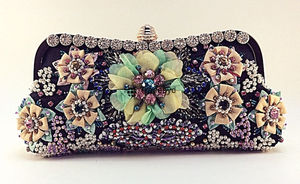 Fashion Embroidered Clutch Purse <b>Handbag</b> for Women Ethnic Designer Style by Tradebyd - Product Image 2
