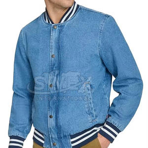 Veste d'hiver en jean pour homme sur mesure, veste d'hiver en jean tendance, veste d'hiver en jean tendance, vêtements de rue pour homme, vestes d'hiver en jean - Product Image 3