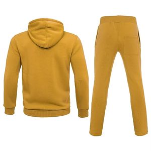 Conjunto de chándales transpirables de lana sólida de primera calidad para hombre, superventas de 2025, cuello con capucha personalizable para invierno - Product Image 2