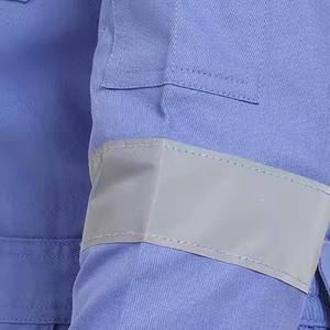 Overol de Seguridad Reflectante, Impermeable, Transpirable, Ignífugo, con Luces LED, Clase 2 ANSI, para Trabajadores de la Construcción, con Cierre Frontal - Product Image 6